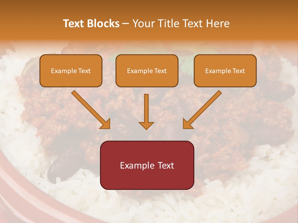 Bowl Mexican Rice PowerPoint Template