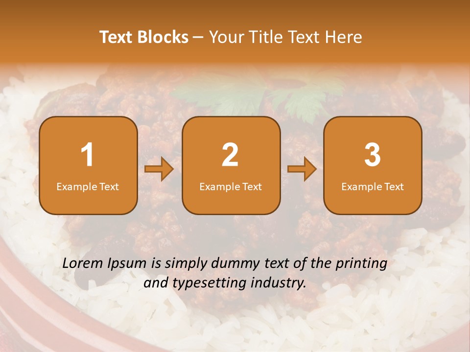 Bowl Mexican Rice PowerPoint Template