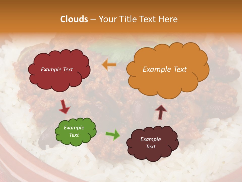 Bowl Mexican Rice PowerPoint Template
