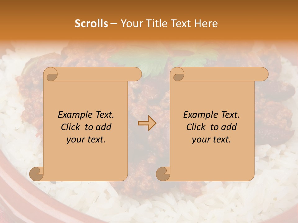Bowl Mexican Rice PowerPoint Template