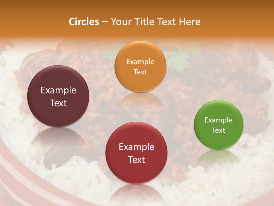 Bowl Mexican Rice PowerPoint Template
