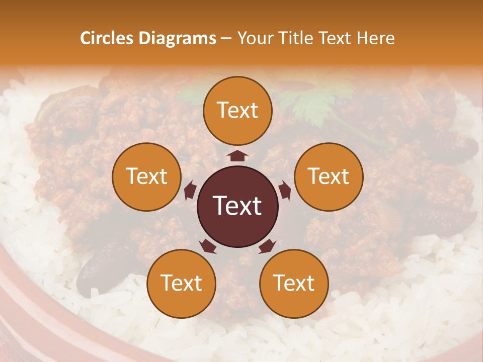 Bowl Mexican Rice PowerPoint Template