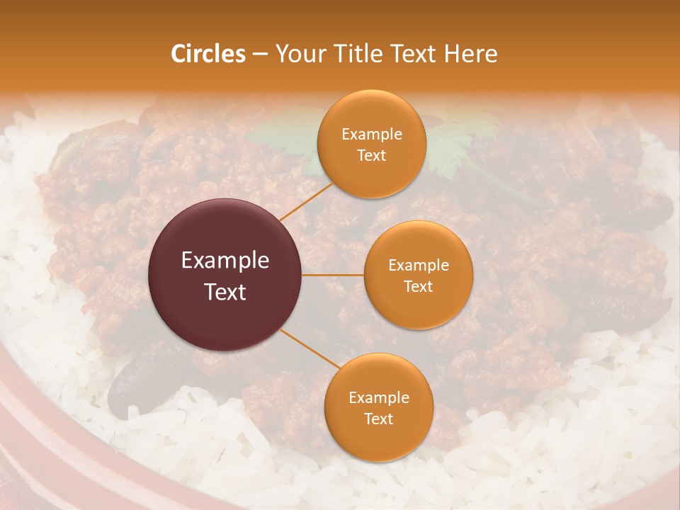 Bowl Mexican Rice PowerPoint Template