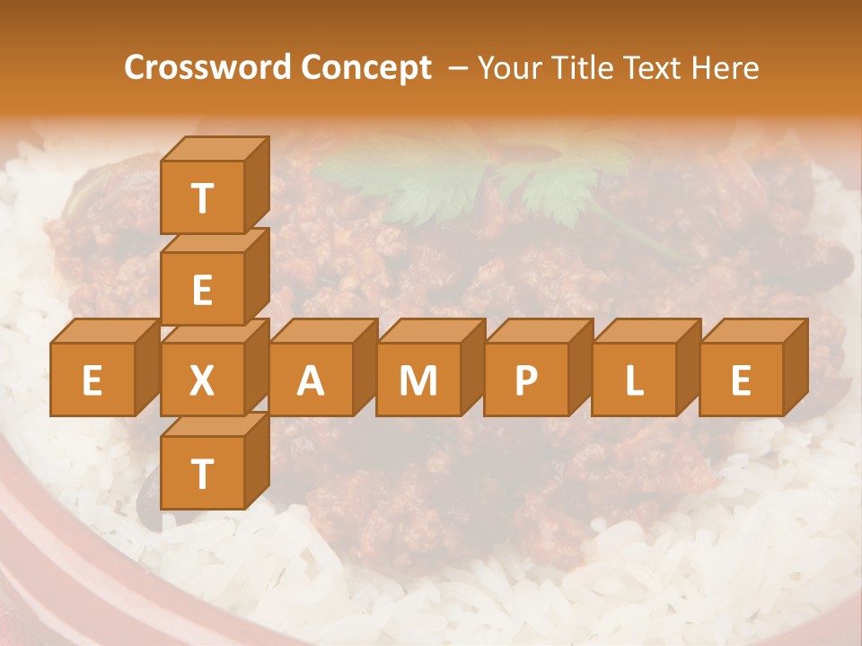 Bowl Mexican Rice PowerPoint Template