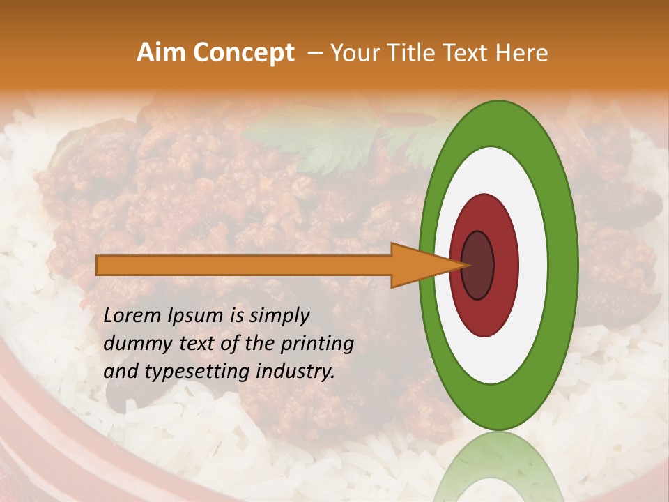 Bowl Mexican Rice PowerPoint Template