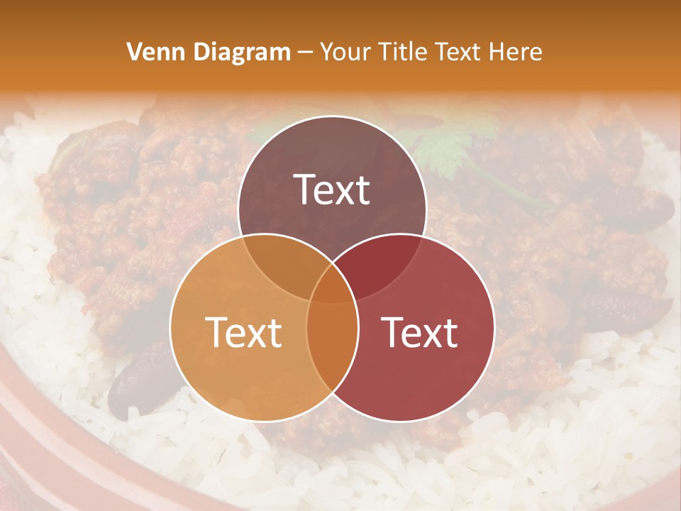 Bowl Mexican Rice PowerPoint Template