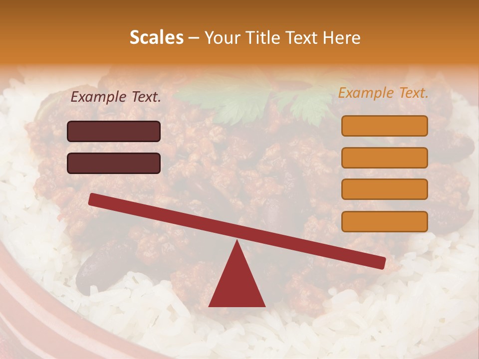 Bowl Mexican Rice PowerPoint Template