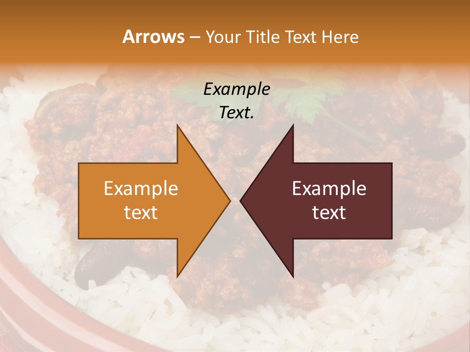 Bowl Mexican Rice PowerPoint Template