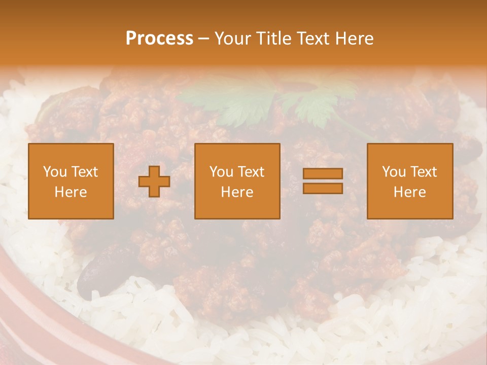 Bowl Mexican Rice PowerPoint Template