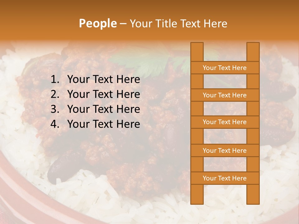 Bowl Mexican Rice PowerPoint Template