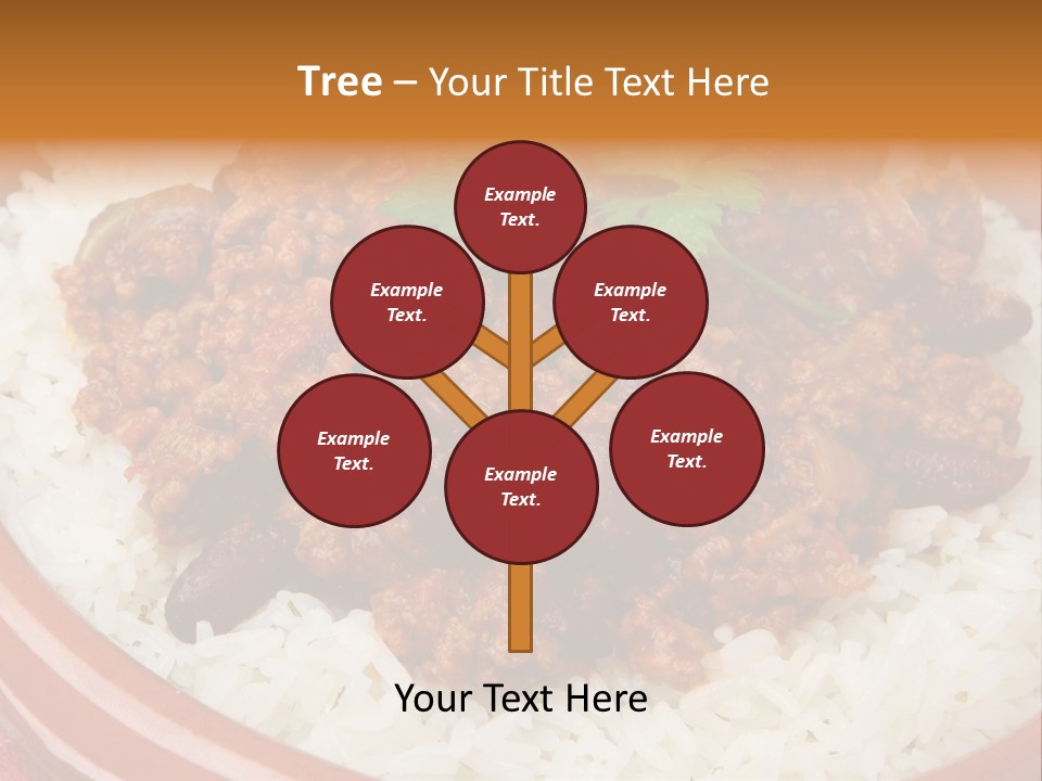 Bowl Mexican Rice PowerPoint Template