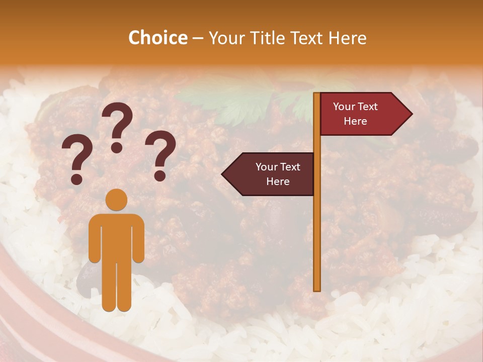 Bowl Mexican Rice PowerPoint Template