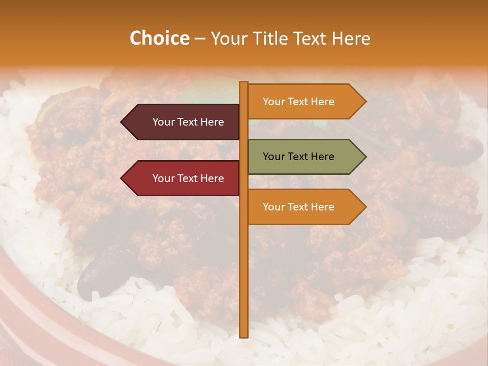 Bowl Mexican Rice PowerPoint Template