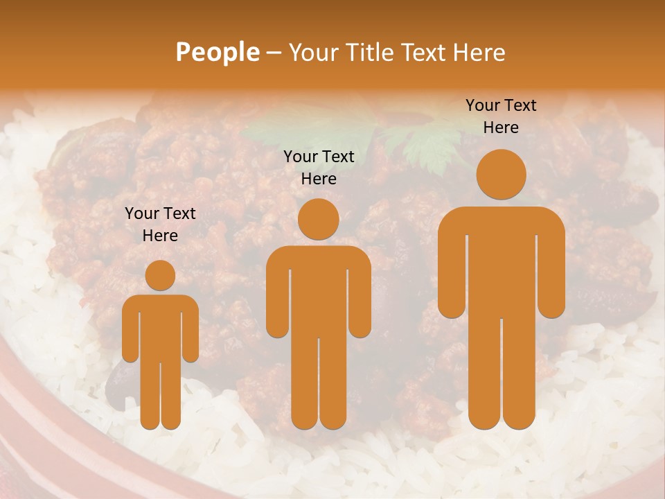 Bowl Mexican Rice PowerPoint Template