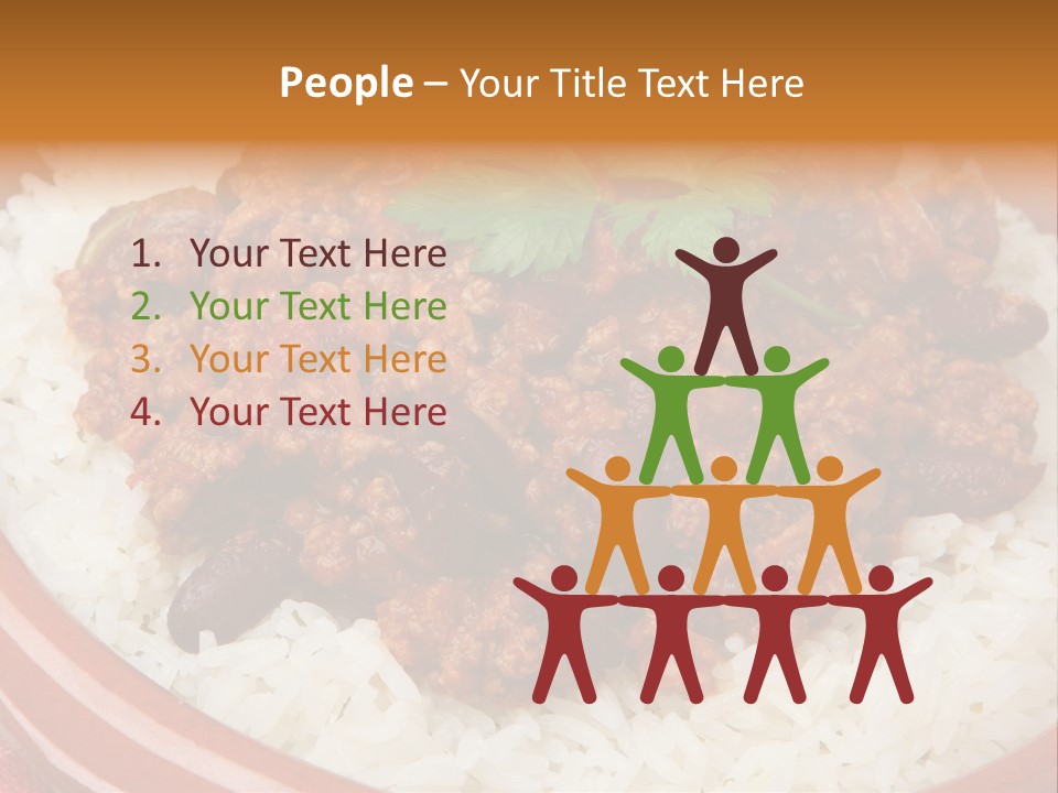 Bowl Mexican Rice PowerPoint Template