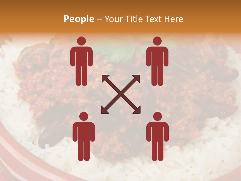 Bowl Mexican Rice PowerPoint Template