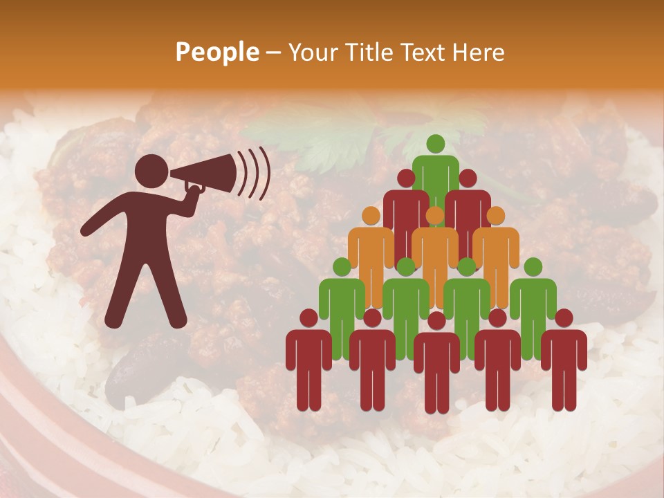 Bowl Mexican Rice PowerPoint Template