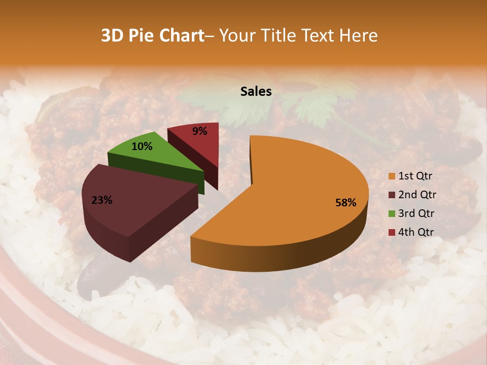 Bowl Mexican Rice PowerPoint Template