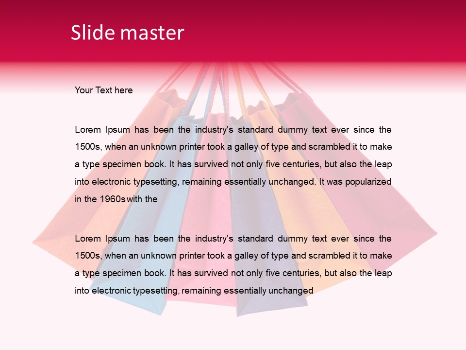 Background Paper Objects PowerPoint Template