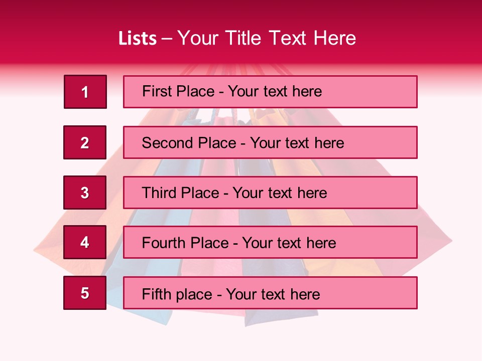 Background Paper Objects PowerPoint Template