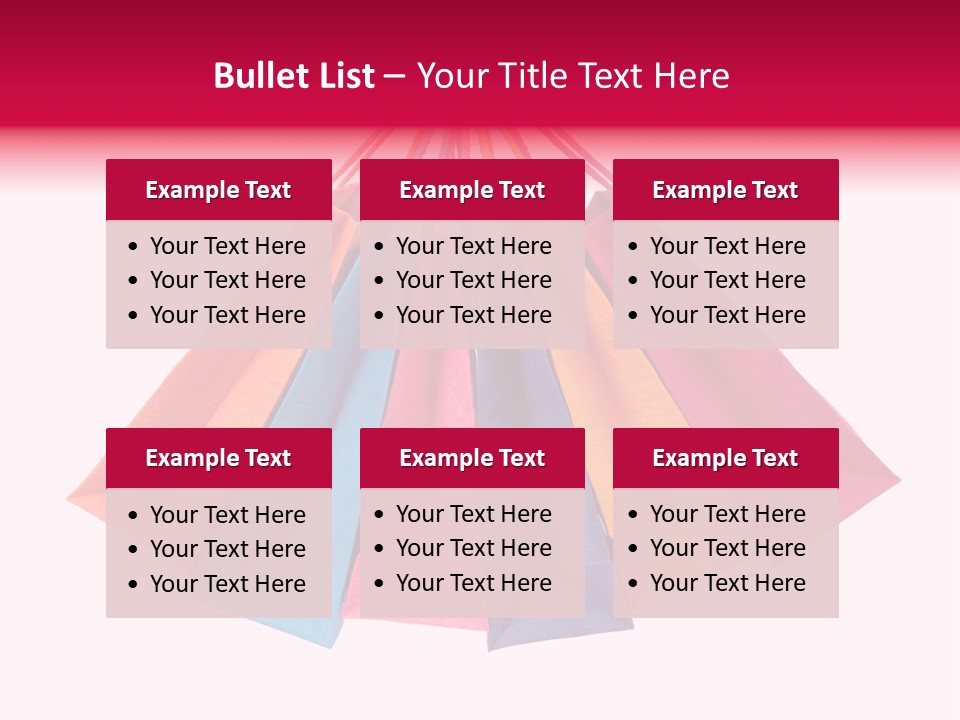 Background Paper Objects PowerPoint Template