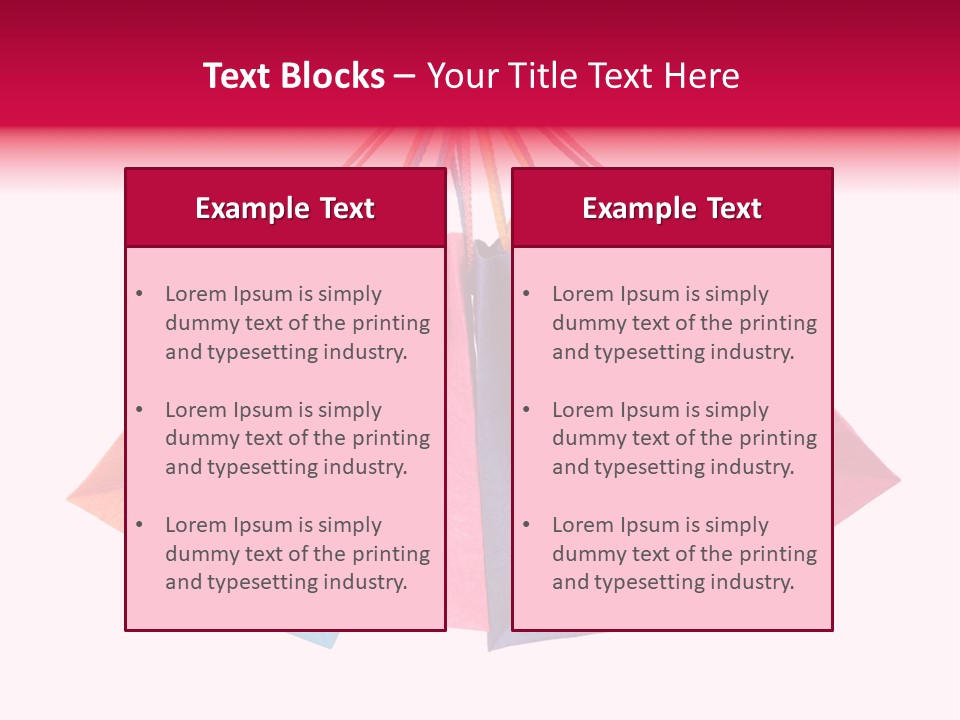 Background Paper Objects PowerPoint Template
