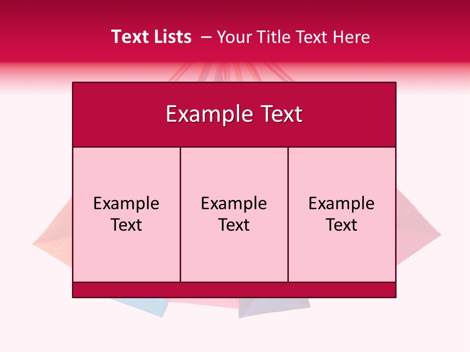Background Paper Objects PowerPoint Template