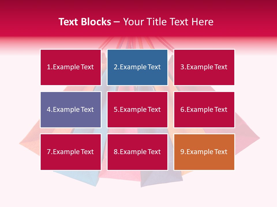 Background Paper Objects PowerPoint Template