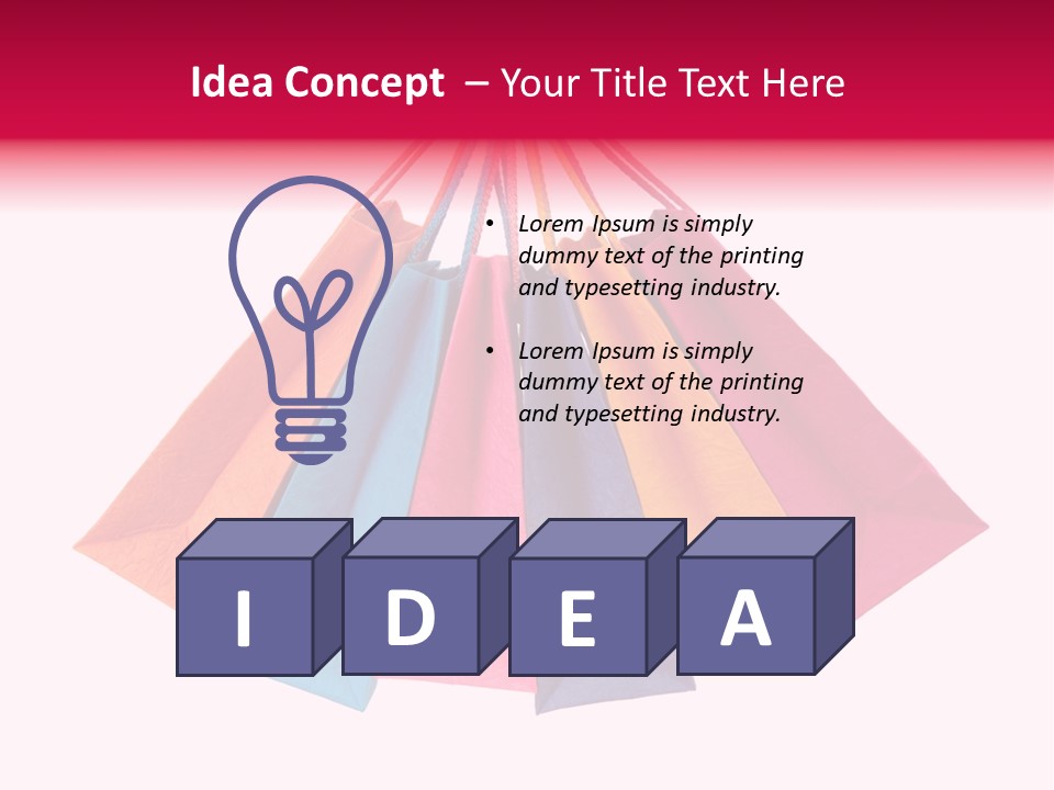 Background Paper Objects PowerPoint Template