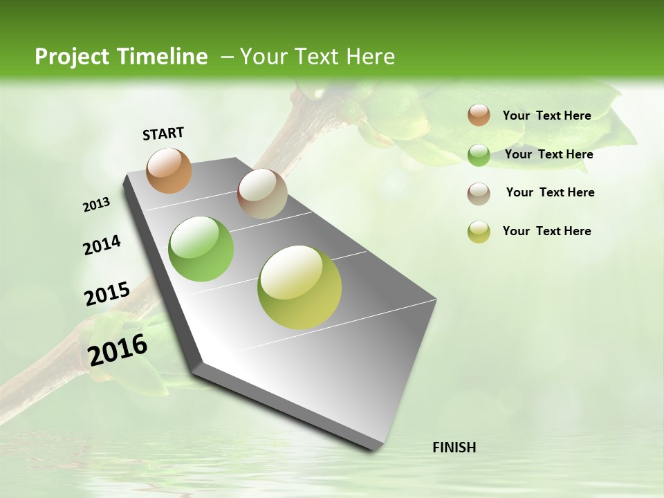 Fre H Ladybug Blur PowerPoint Template