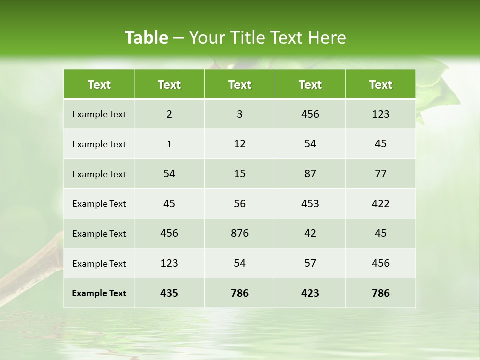 Fre H Ladybug Blur PowerPoint Template