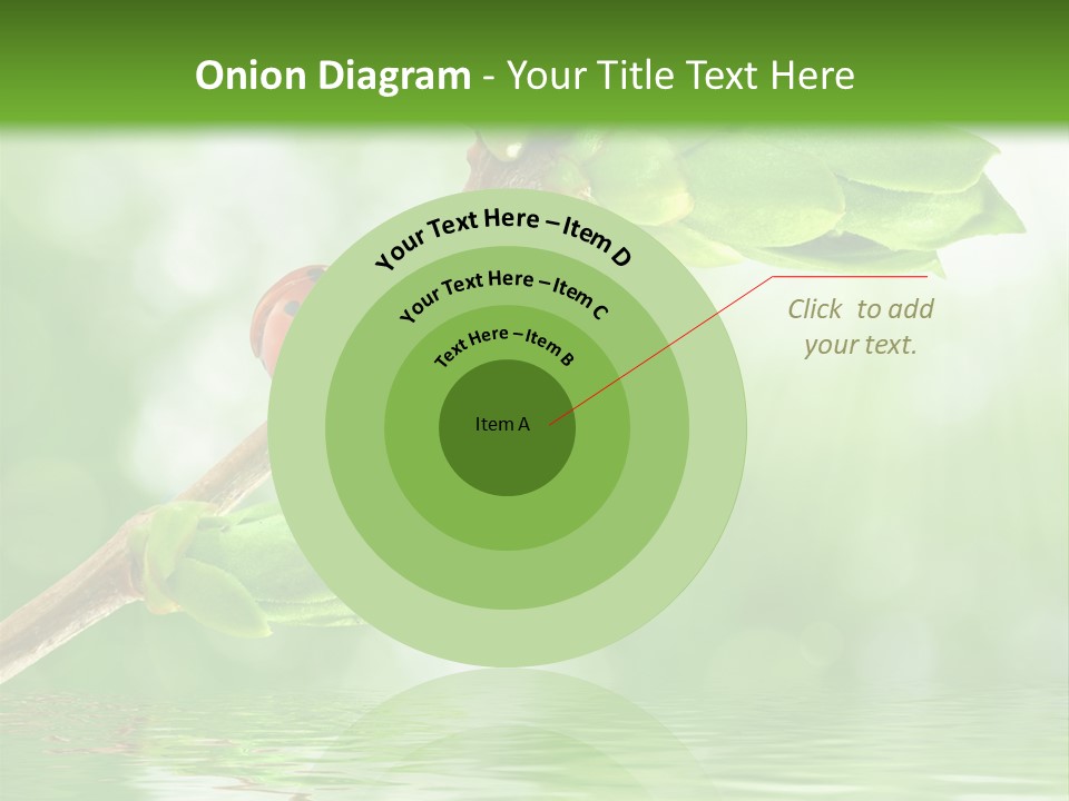 Fre H Ladybug Blur PowerPoint Template