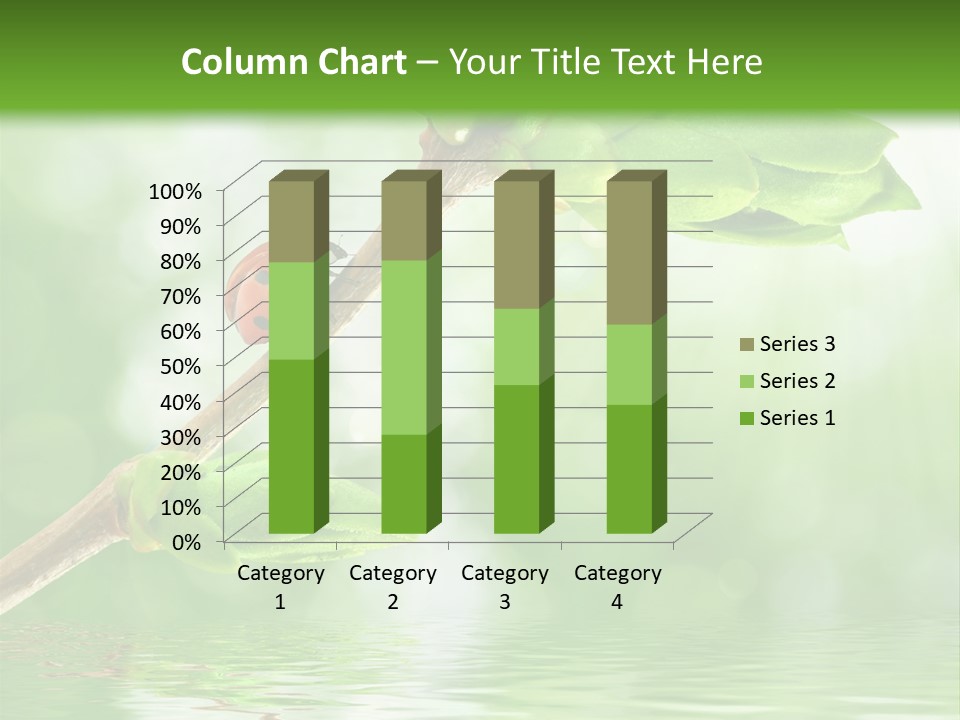 Fre H Ladybug Blur PowerPoint Template