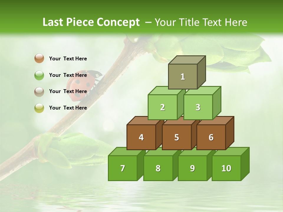 Fre H Ladybug Blur PowerPoint Template