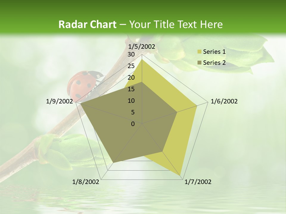 Fre H Ladybug Blur PowerPoint Template