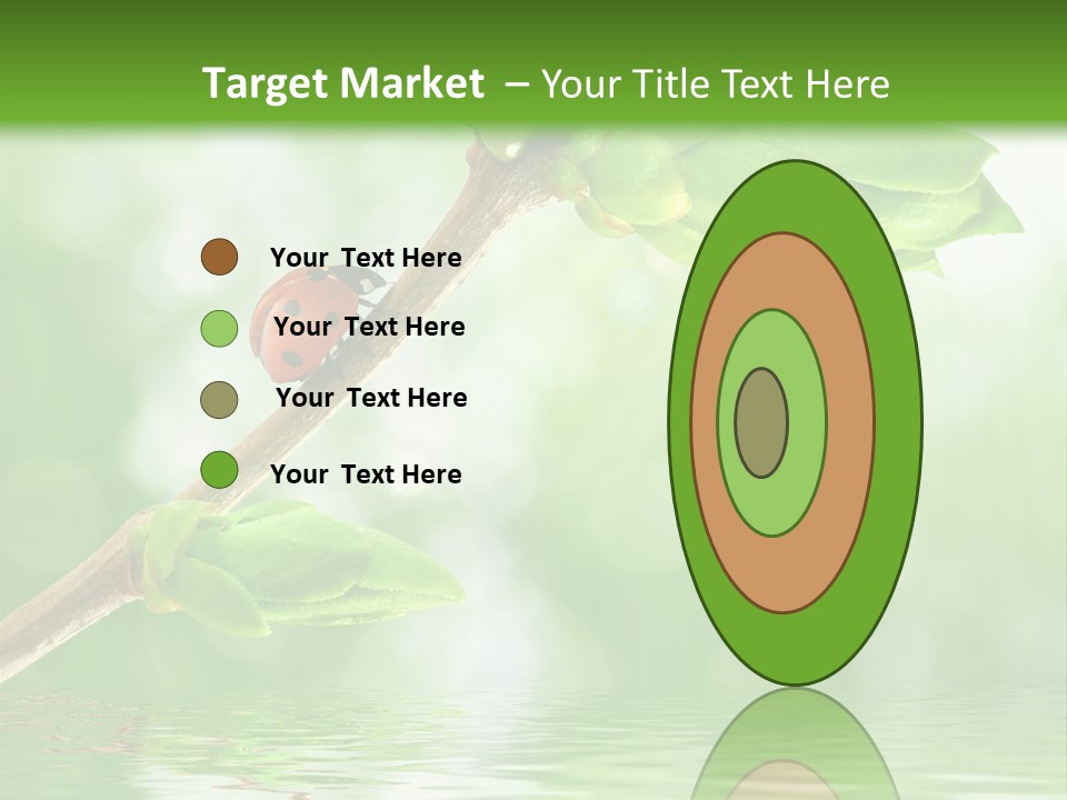 Fre H Ladybug Blur PowerPoint Template