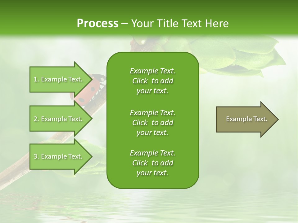 Fre H Ladybug Blur PowerPoint Template
