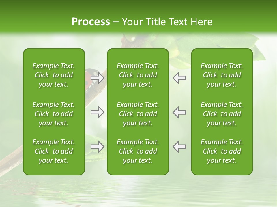 Fre H Ladybug Blur PowerPoint Template