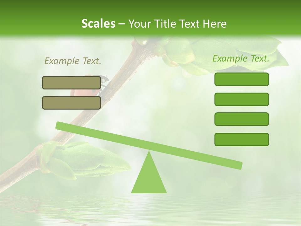 Fre H Ladybug Blur PowerPoint Template