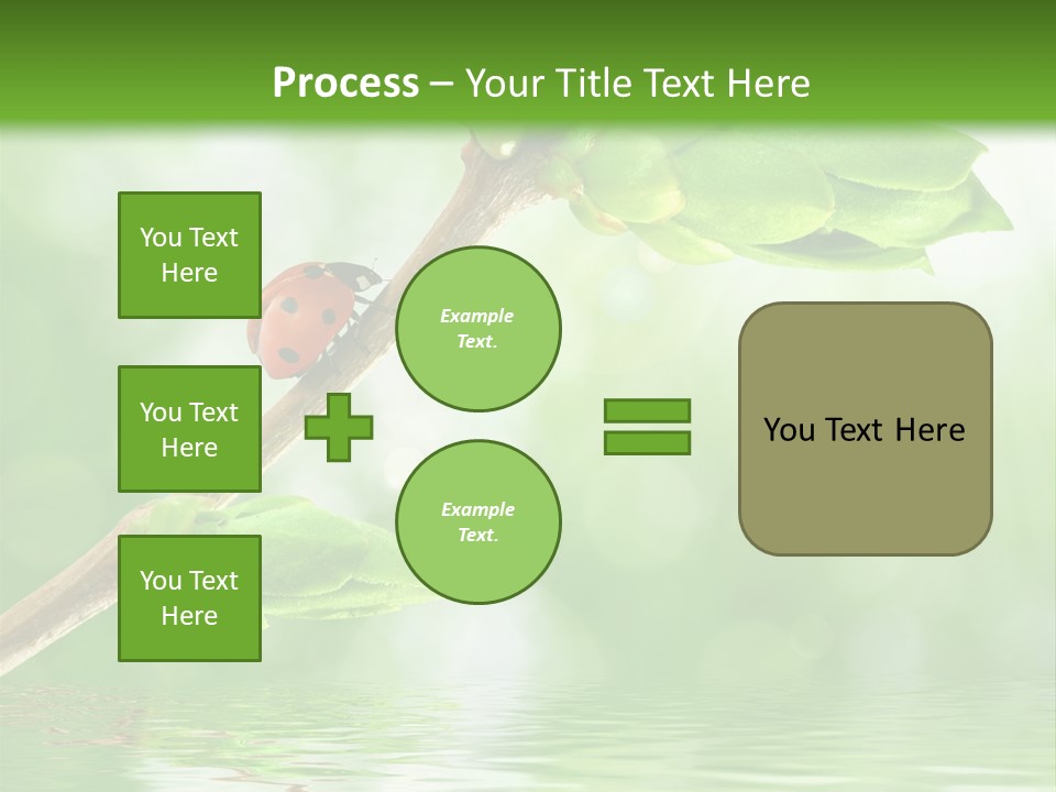 Fre H Ladybug Blur PowerPoint Template