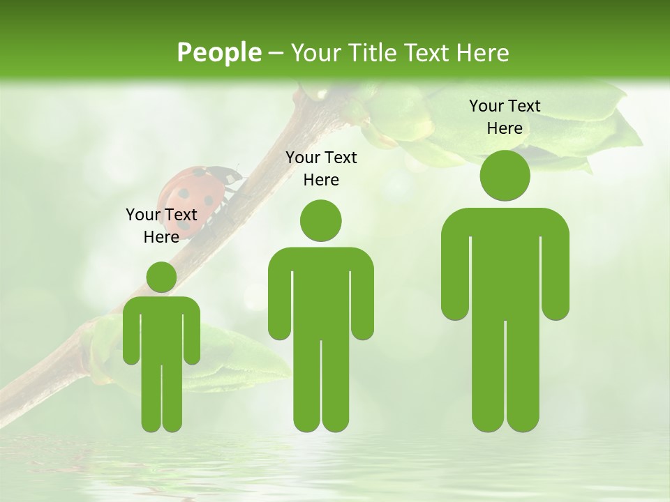 Fre H Ladybug Blur PowerPoint Template