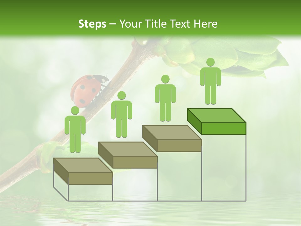 Fre H Ladybug Blur PowerPoint Template
