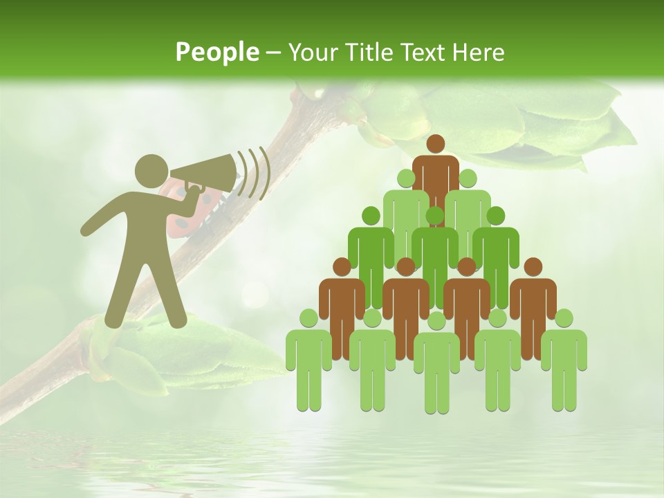 Fre H Ladybug Blur PowerPoint Template