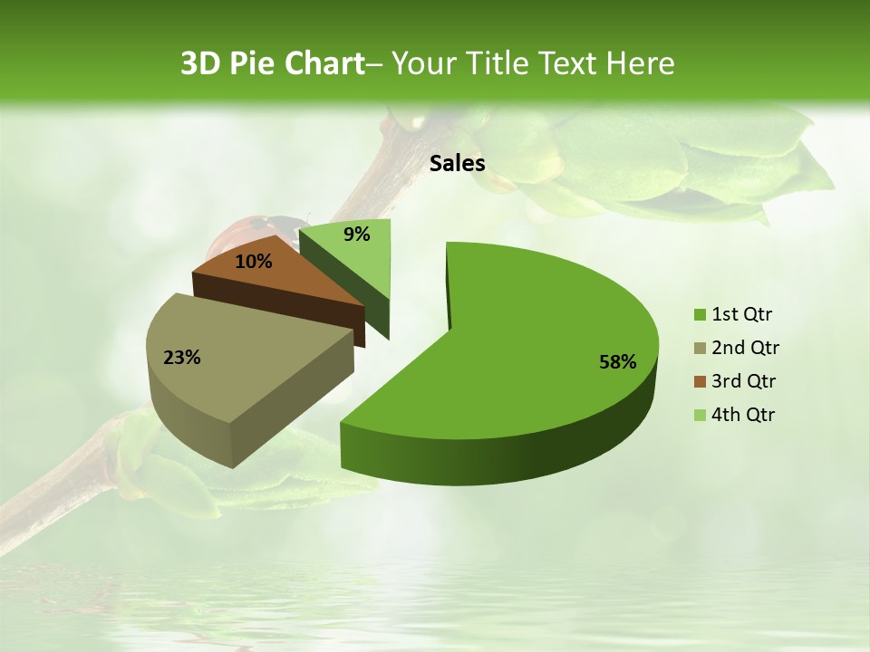 Fre H Ladybug Blur PowerPoint Template