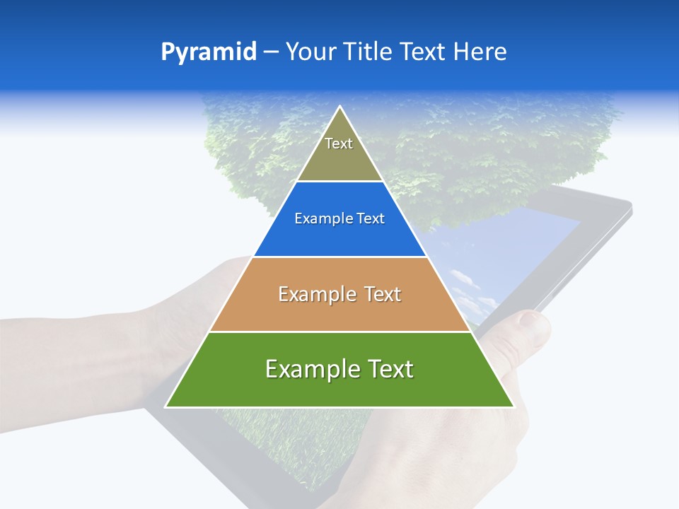 Object Display Leaf PowerPoint Template