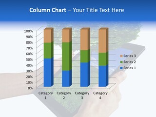 Object Display Leaf PowerPoint Template