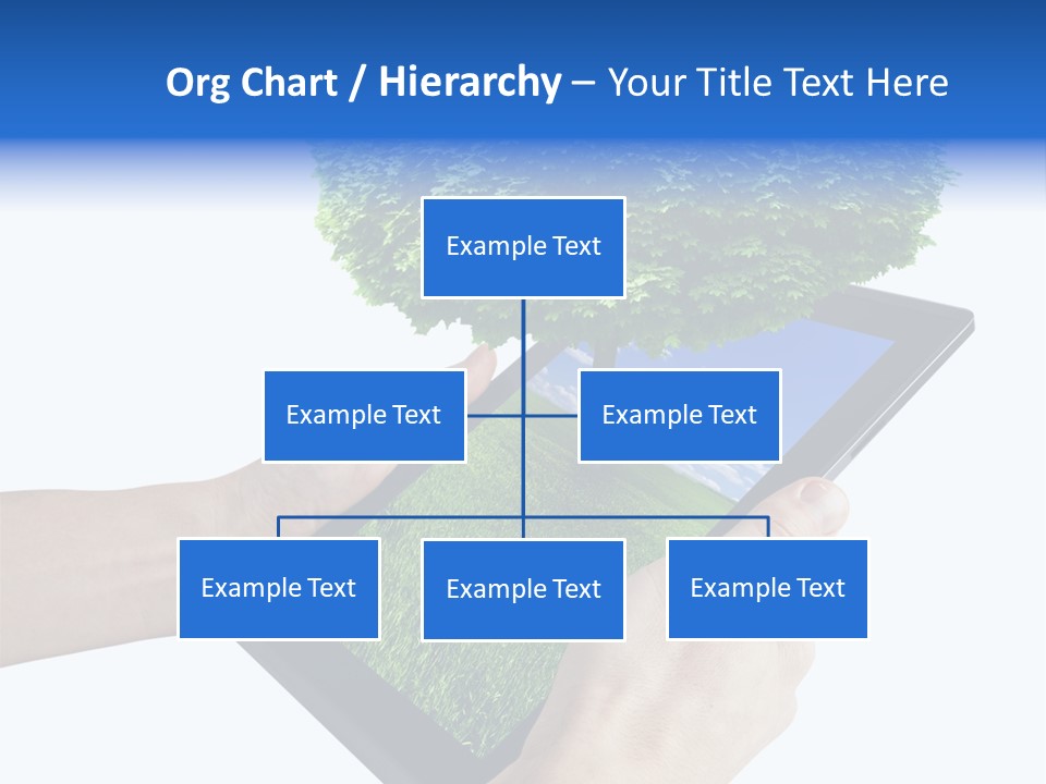 Object Display Leaf PowerPoint Template