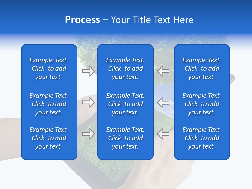Object Display Leaf PowerPoint Template
