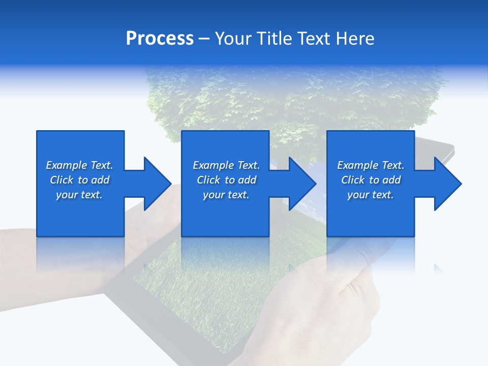 Object Display Leaf PowerPoint Template