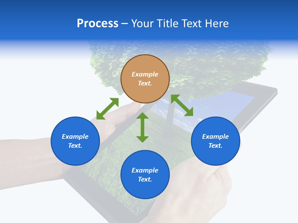 Object Display Leaf PowerPoint Template